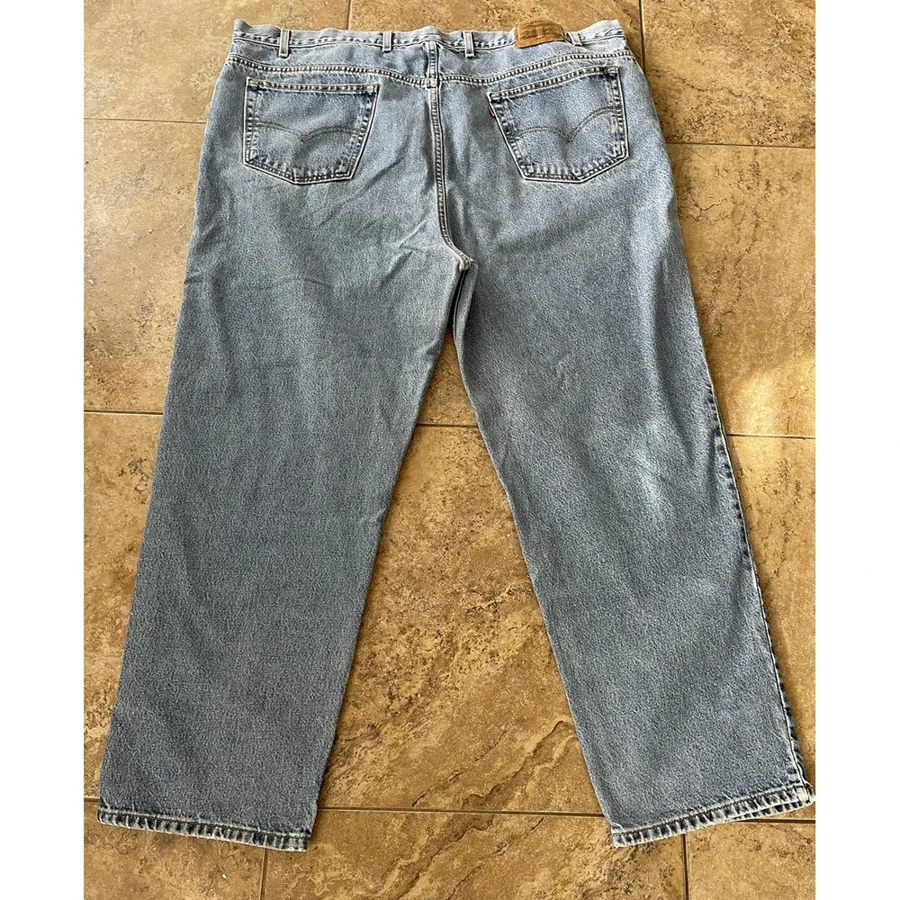 Levi's Signature Relaxed Fit 540 Size 50x30 (48X30 ) Faded Blue Denim